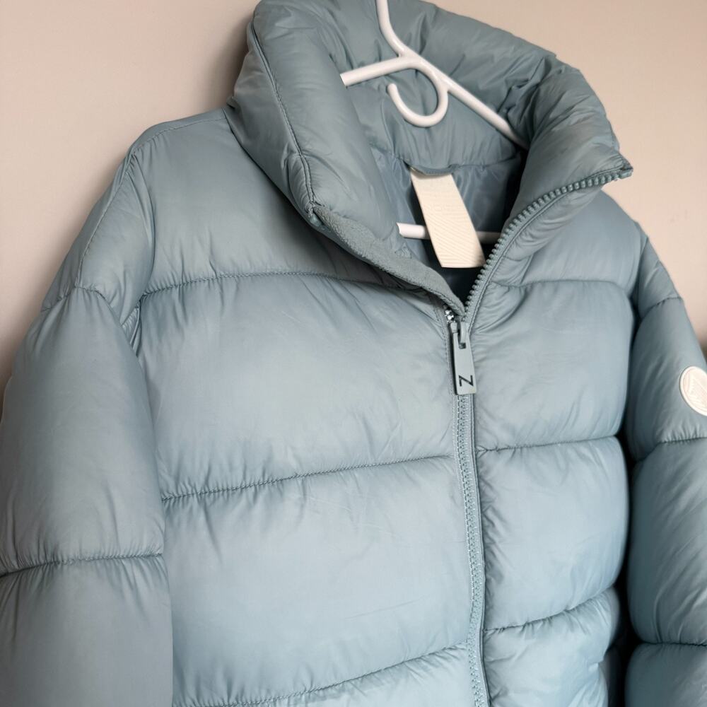 NOIZE x Jillian Harris Jilly Box Avalon Women Puffer Jacket Medium Aero Blue Ski - Picture 6 of 16